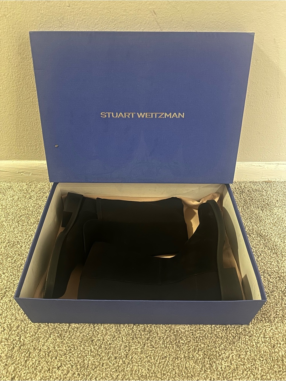 Stuart Weitzman 5050 Over-the-knee Boots - Black Suede